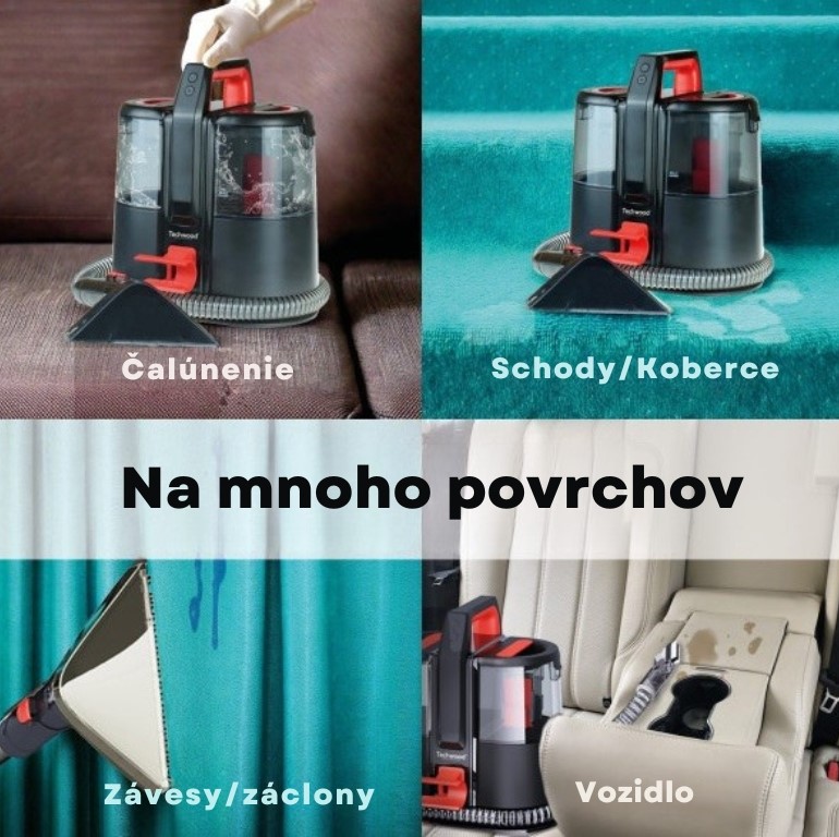 CleanMaxx AKU čistič koberců a čalounění TAN-7612 3 sk